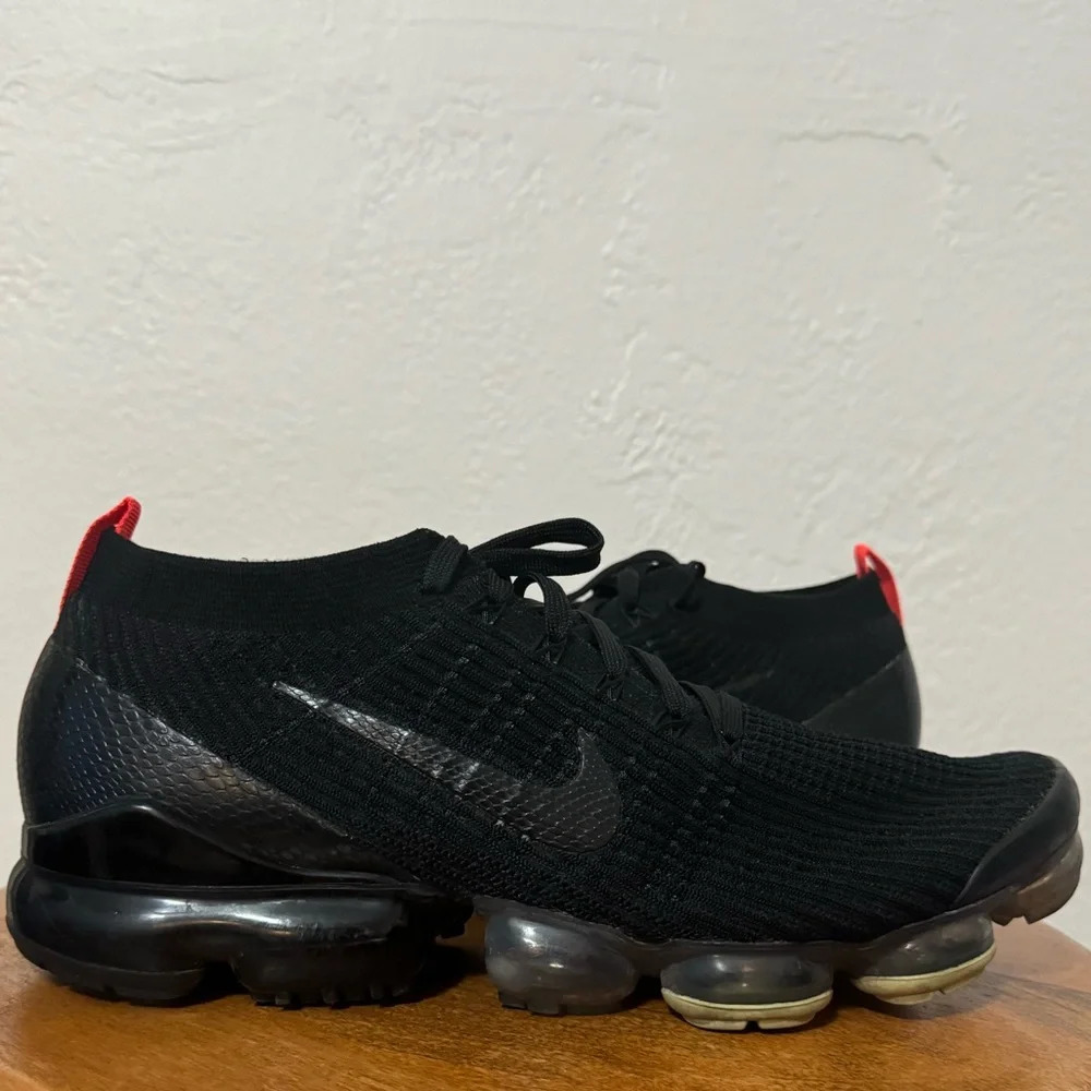Nike Men's Shoes Air Vapormax Flyknit 3 Black Snakeskin